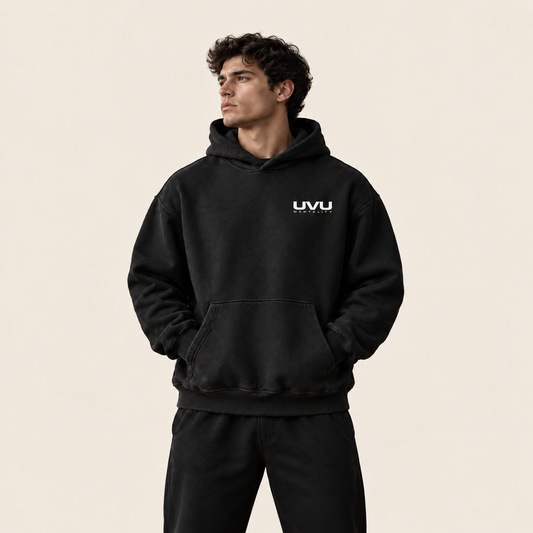 Heavy Black Hoodie