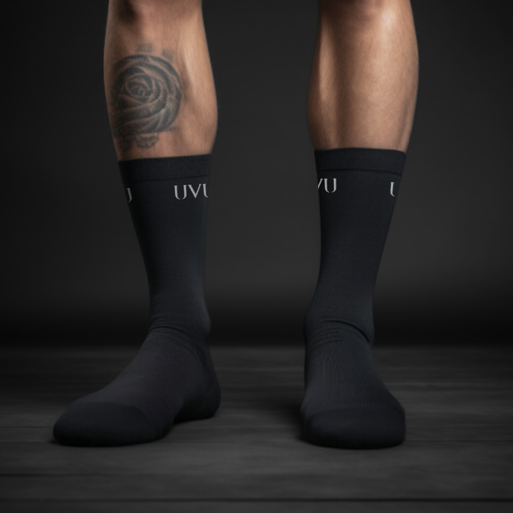 BLACK UVU SOCKS